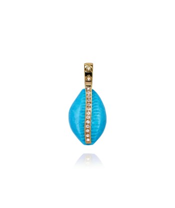 Turquoise Cowrie Pendant commande en ligne