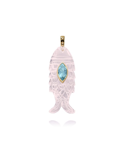 Rose Quartz Fish Pendant sélection de produits