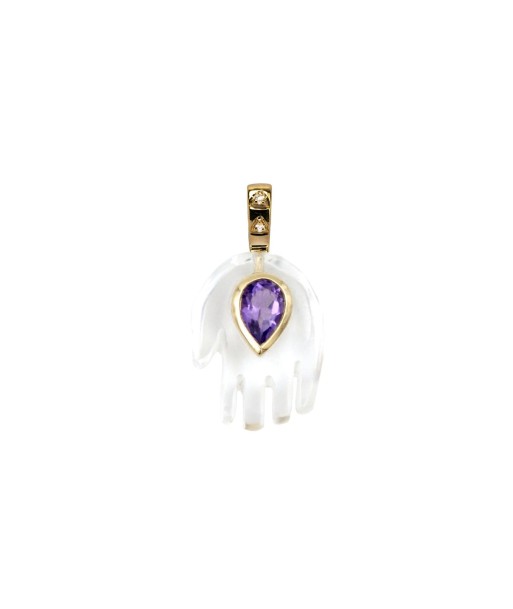 Crystal Quartz Hand Pendant 50-70% off 