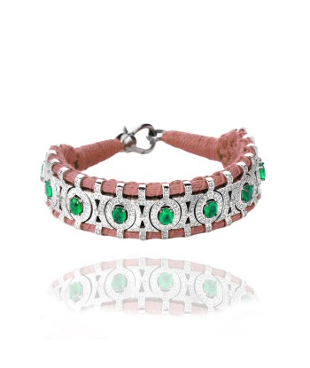 Sao Paulo Blush and Emeralds bracelet Venez découvrir notre 