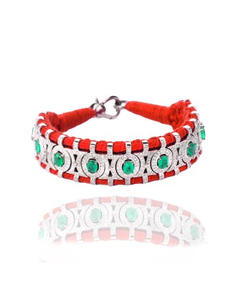 Sao Paulo Red and Emeralds bracelet ouvre sa boutique