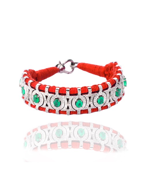 Sao Paulo Red and Emeralds bracelet ouvre sa boutique