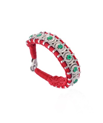 Sao Paulo Red and Emeralds bracelet ouvre sa boutique