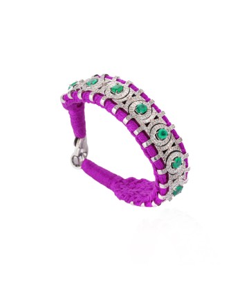 Sao Paulo Violet and Emeralds bracelet Comment ça marche