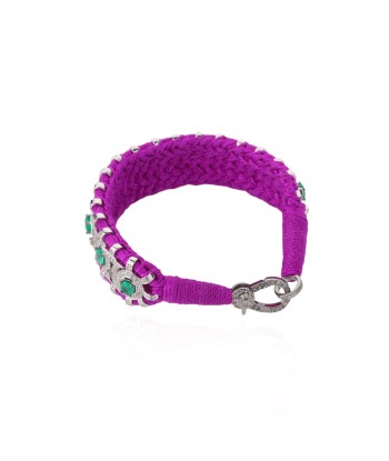 Sao Paulo Violet and Emeralds bracelet Comment ça marche