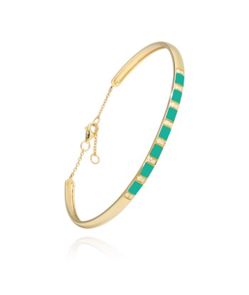 Billie Emerald Green Bangle Bracelet pas cher chine