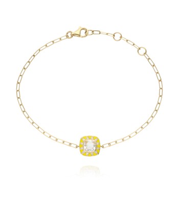 Stella Yellow bracelet, diamonds and citrine la chaussure