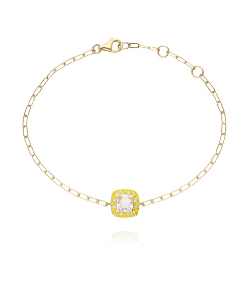 Stella Yellow bracelet, diamonds and citrine la chaussure