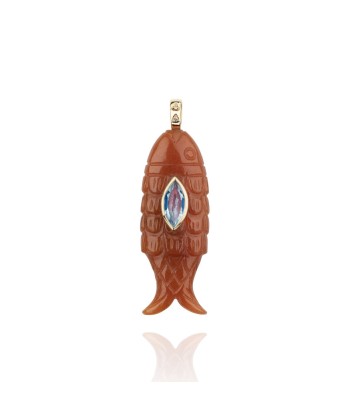 Carnelian Fish Pendant À commander