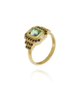 Pandora Green Tourmaline Ring solde