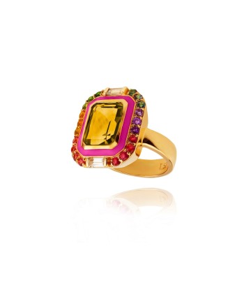 Giny fuchsia ring Par le système avancé 