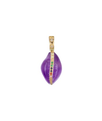 Rainbow Amethyst Cowrie Pendant Comment ça marche