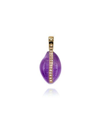 Amethyst cowrie pendant de France