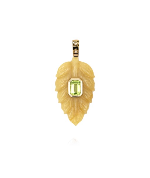 Aventurine Leaf Pendant Jusqu'à 80% De Réduction