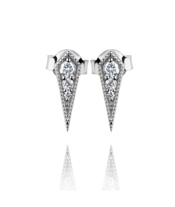 White gold arrow earrings Venez découvrir notre 