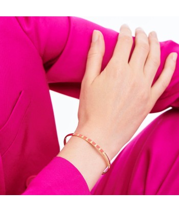 Billie neon coral bangle bracelet Livraison rapide