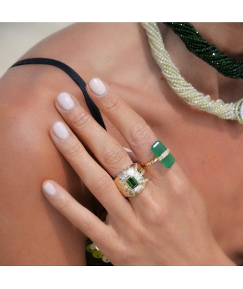 joline chrysoprase ring le des métaux précieux