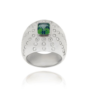 Marteen Silver green Tourmaline Ring Profitez des Offres !