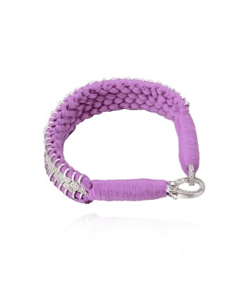 Janeiro Lilac bracelet le des métaux précieux