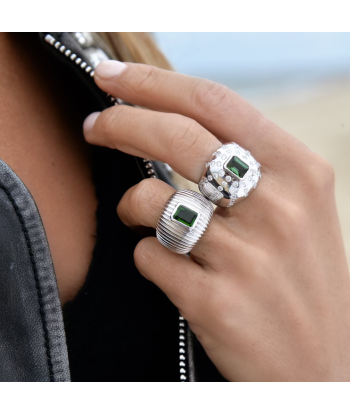 Marteen Silver green Tourmaline Ring Profitez des Offres !