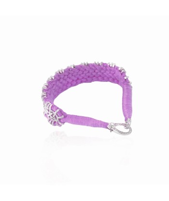 Salvador Violet bracelet in 925 silver and diamonds de la marque