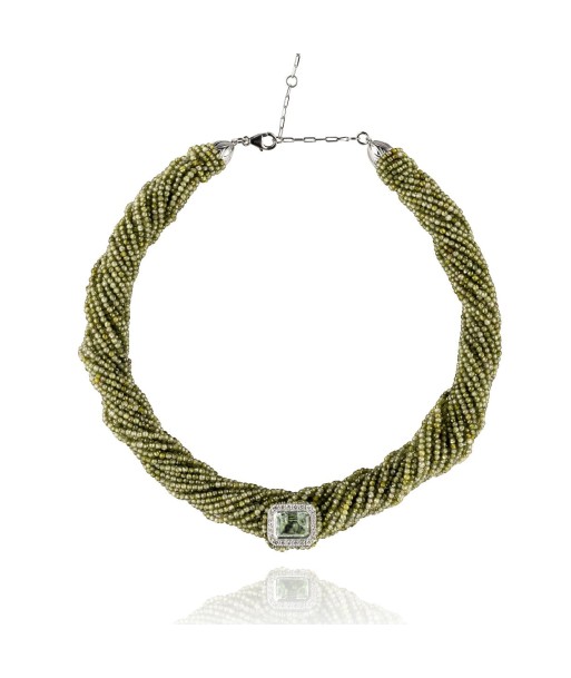 Tornado Lime Necklace pas cher chine