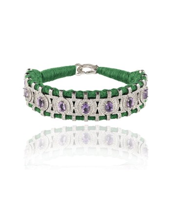 Sao Paulo Green and Emeralds bracelet livraison gratuite