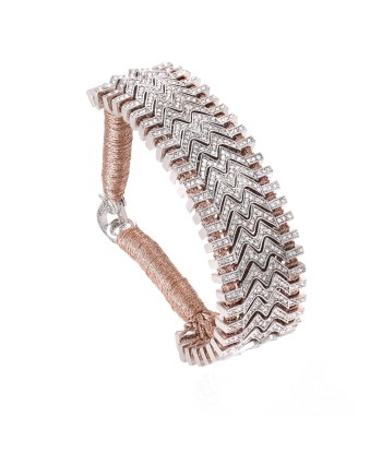 Trancoso Blush bracelet in 925 silver and diamonds Voir les baskets