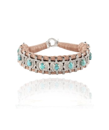 Sao Paulo Nude and Turquoises bracelet Le MVP de beaucoup