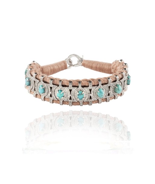 Sao Paulo Nude and Turquoises bracelet Le MVP de beaucoup