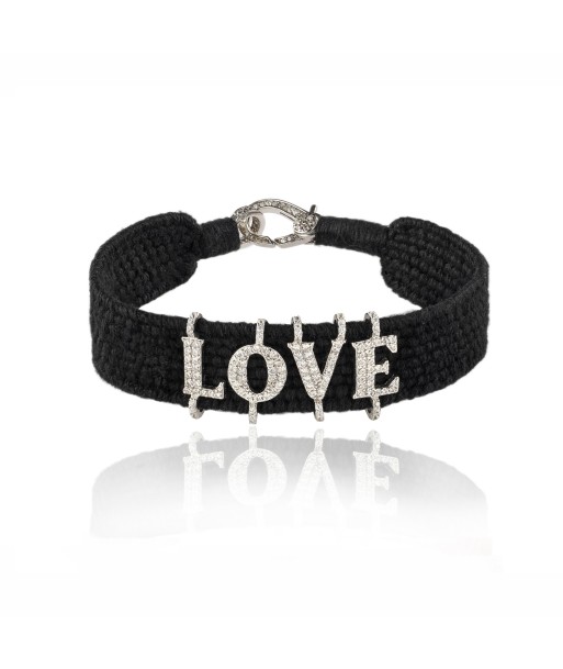 Love black bracelet in Silver les ligaments