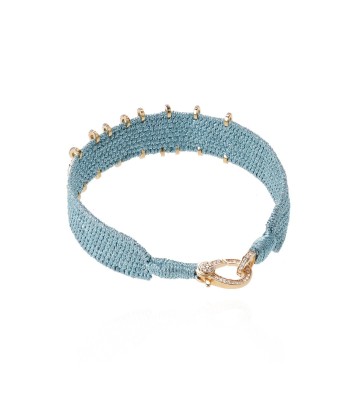 Forever sky blue bracelet in Gold plated Silver s'inspire de l'anatomie humaine