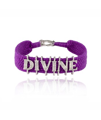 Divine Violet bracelet in Silver paiement sécurisé