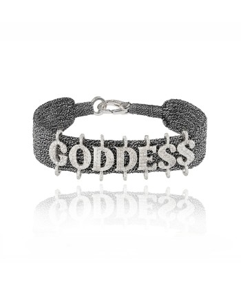 Goddess Gun bracelet in Silver Dans la société mordern