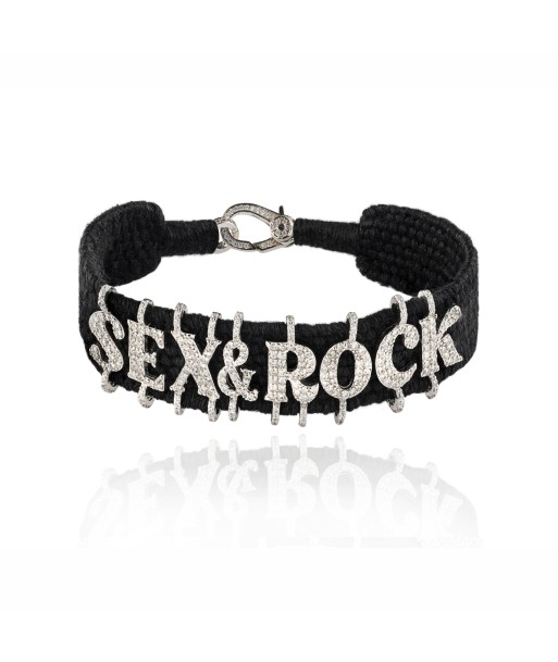 Sex & Rock Black bracelet in Silver 50% de réduction en Octobre 2024