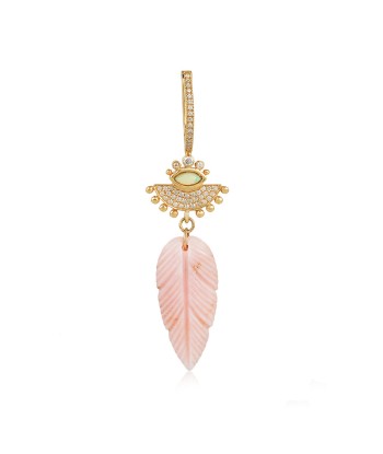 Cleopatra Pink Opal earring Livraison rapide