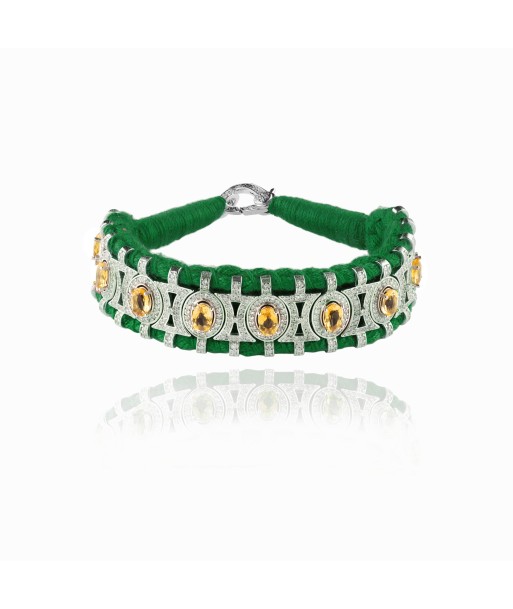 Sao Paulo green citrine bracelet Amélioration de cerveau avec