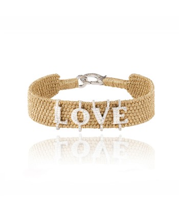 Love Brass bracelet in Silver une grave pollution 