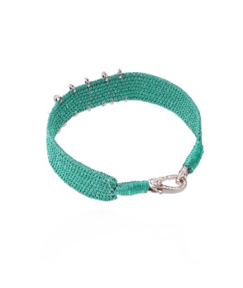 Love Emerald bracelet in Silver en stock