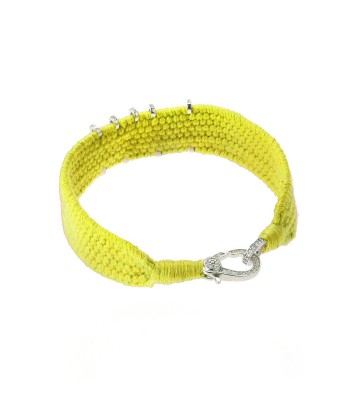 Love Neon Yellow bracelet in Silver Les magasins à Paris et en Île-de-France