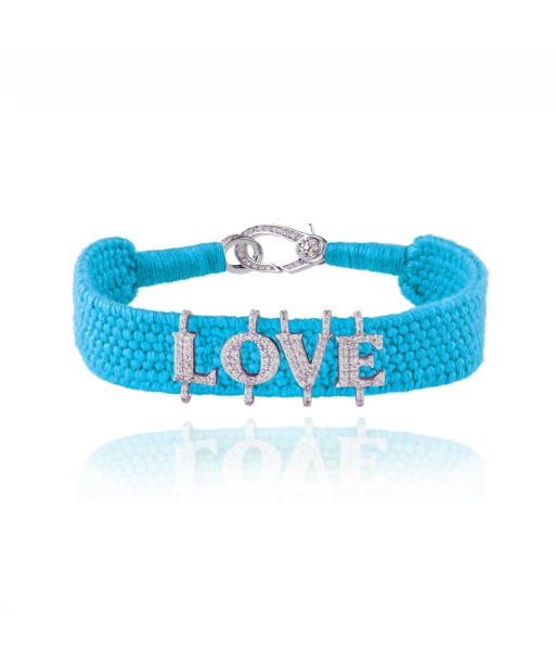 Love Turquoise bracelet in Silver france