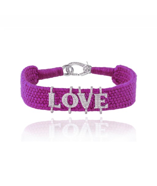 Love Purple bracelet in Silver Toutes les collections ici