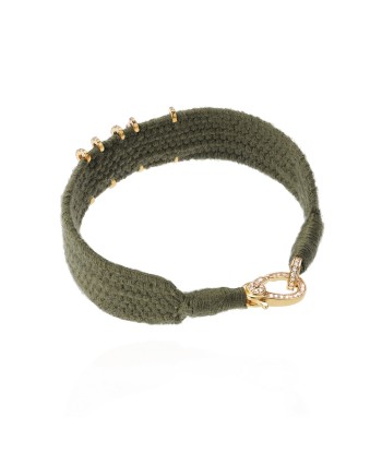 Love Khaki bracelet in Gold plated Silver Découvrez la collection