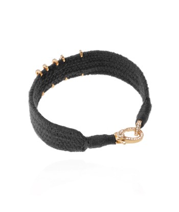 Love Black bracelet in Gold plated Silver JUSQU'A -70%! 