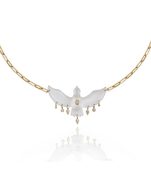 Cristal Condor Necklace Livraison rapide