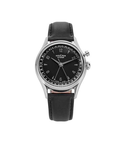 Montre Vulcain - Cricket Tradition 39 mm - Black solde