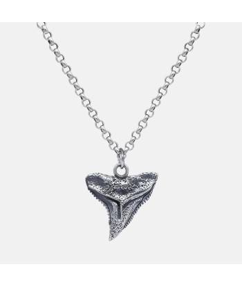 Collier dent de requin en argent véritable offre 