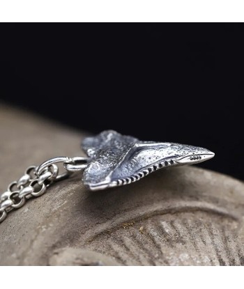 Collier dent de requin en argent véritable offre 