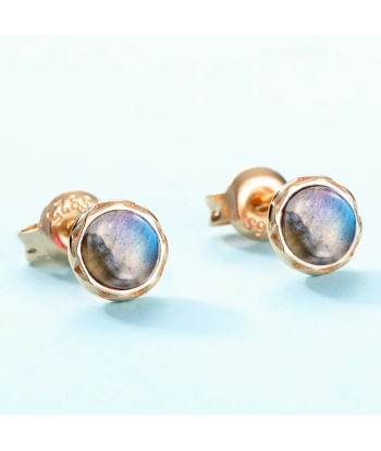 Boucles d'oreilles "Protection" en Labradorite plus qu'un jeu 