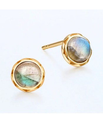 Boucles d'oreilles "Protection" en Labradorite plus qu'un jeu 